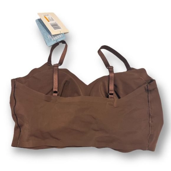 True Body Lift Triangle Full Cup Adjustable Strap Bra Chestnut Brown Small NEW - Picture 7 of 7